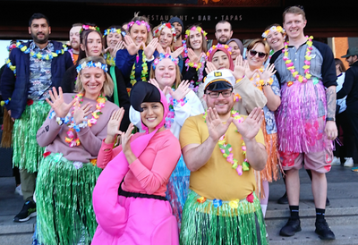 Team Word360 dressed up in fancy dress to fundraise for Birmingham Childrens Hospital