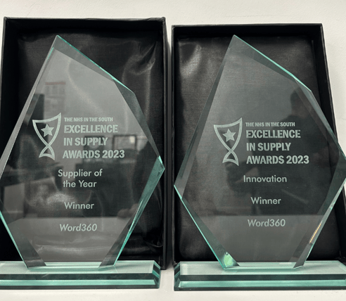 Supplier of the year winner and innovation winner 2023