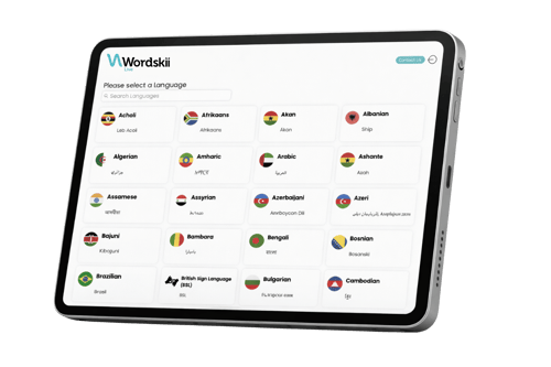 tablet with wordskii interpreting software tablet with wordskii interpreting software