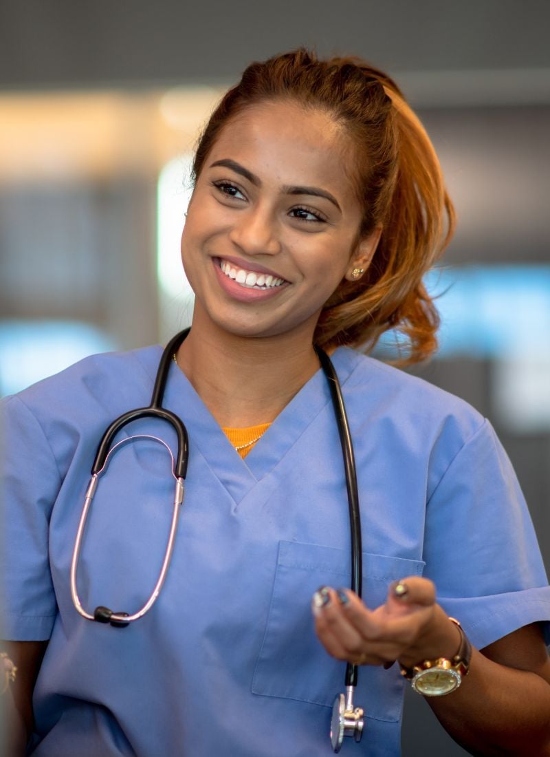 a nurse from the Ward staff